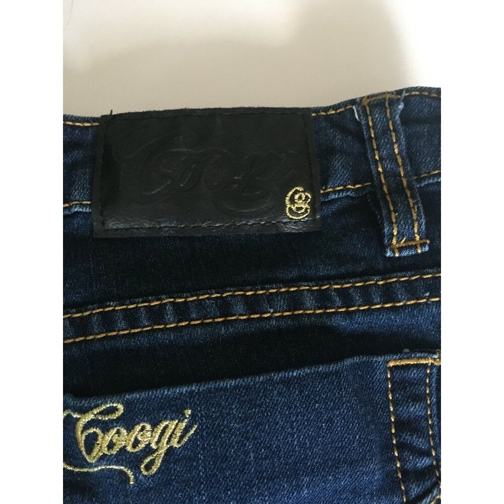 Coogi Capris Jeans Junior Size 11 12 American Flag Pockets - Picture 5 of 12